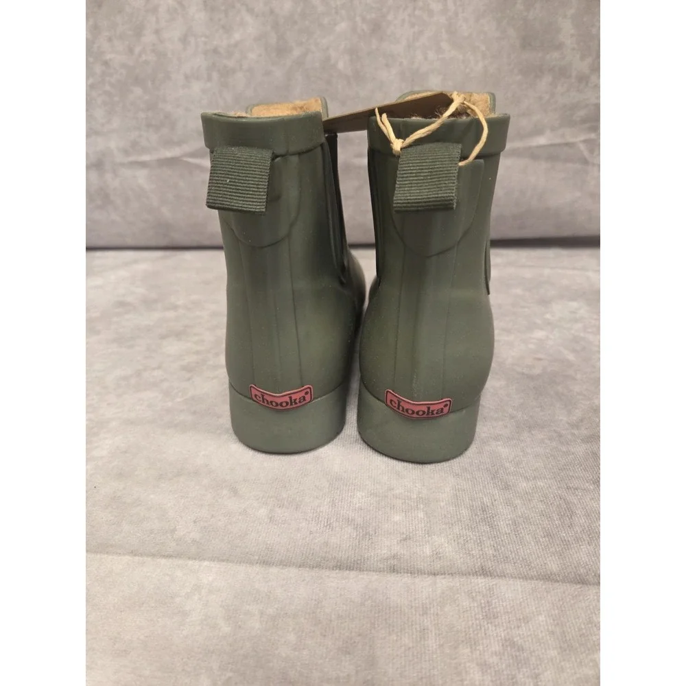 Chooka W- SZ 6 Hunter Green Rain Boots